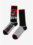 Godzilla Chibi Crew Socks, , alternate