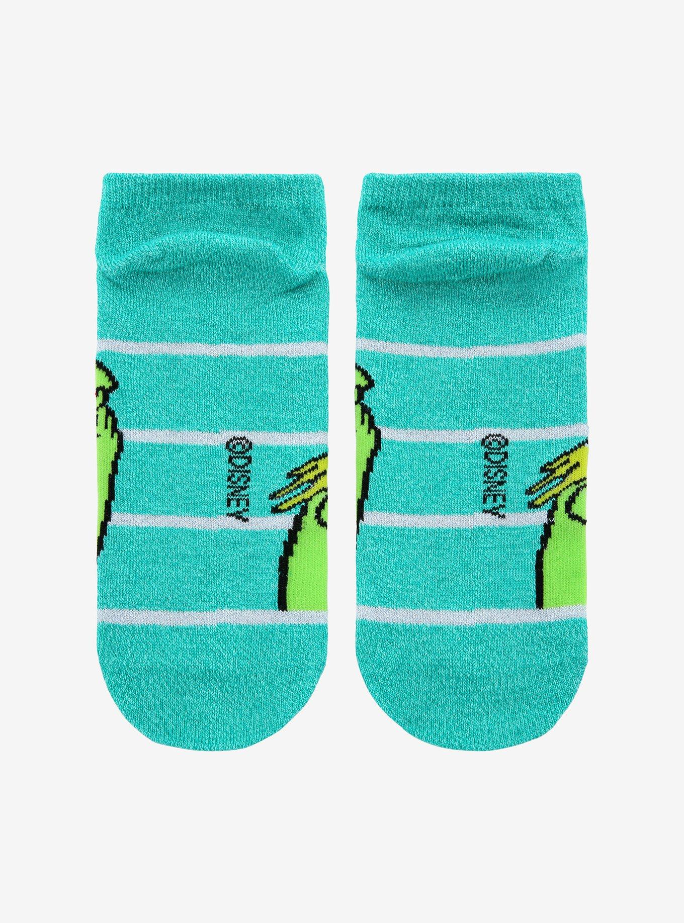 The Muppets Thinking Kermit The Frog No-Show Socks, , alternate