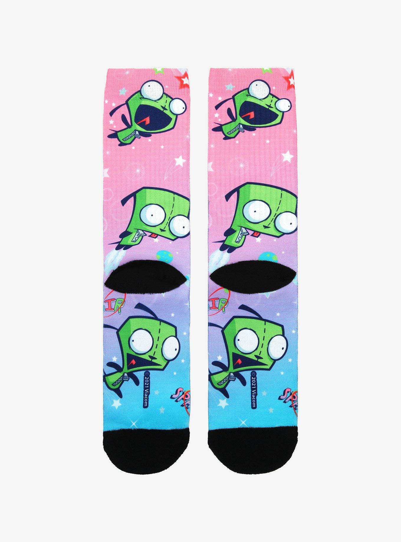 Invader Zim Gir Flying Socks, , alternate