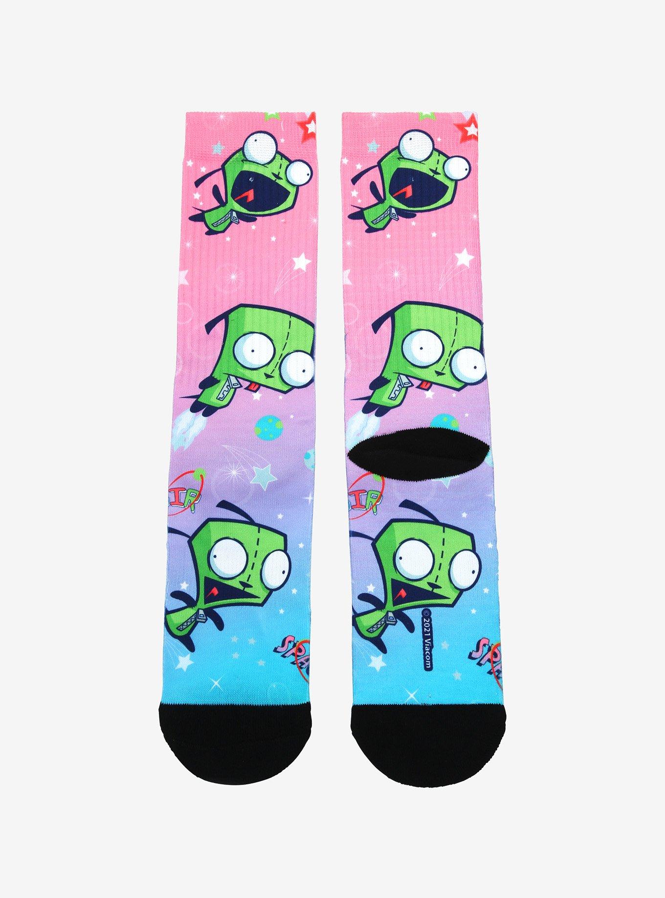 Invader Zim Gir Flying Socks, , alternate