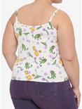 Disney Tangled Pascal Button-Front Girls Strappy Tank Top Plus Size, MULTI, alternate
