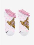 Sailor Moon Crisis Compact Ruffle No-Show Socks, , alternate