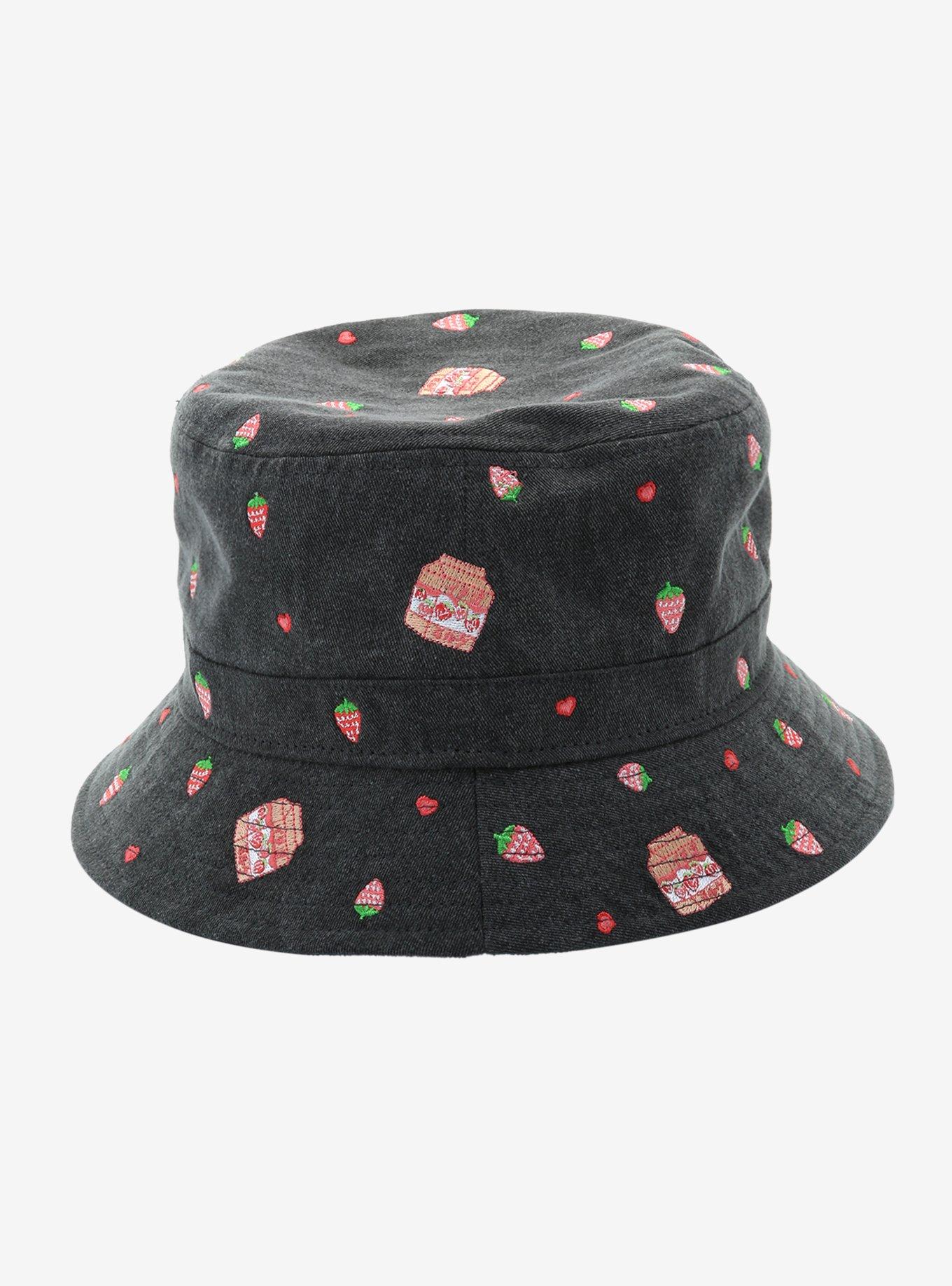 Strawberry Milk Washed Bucket Hat 