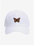 Embroidered Butterfly Dad Cap, , alternate