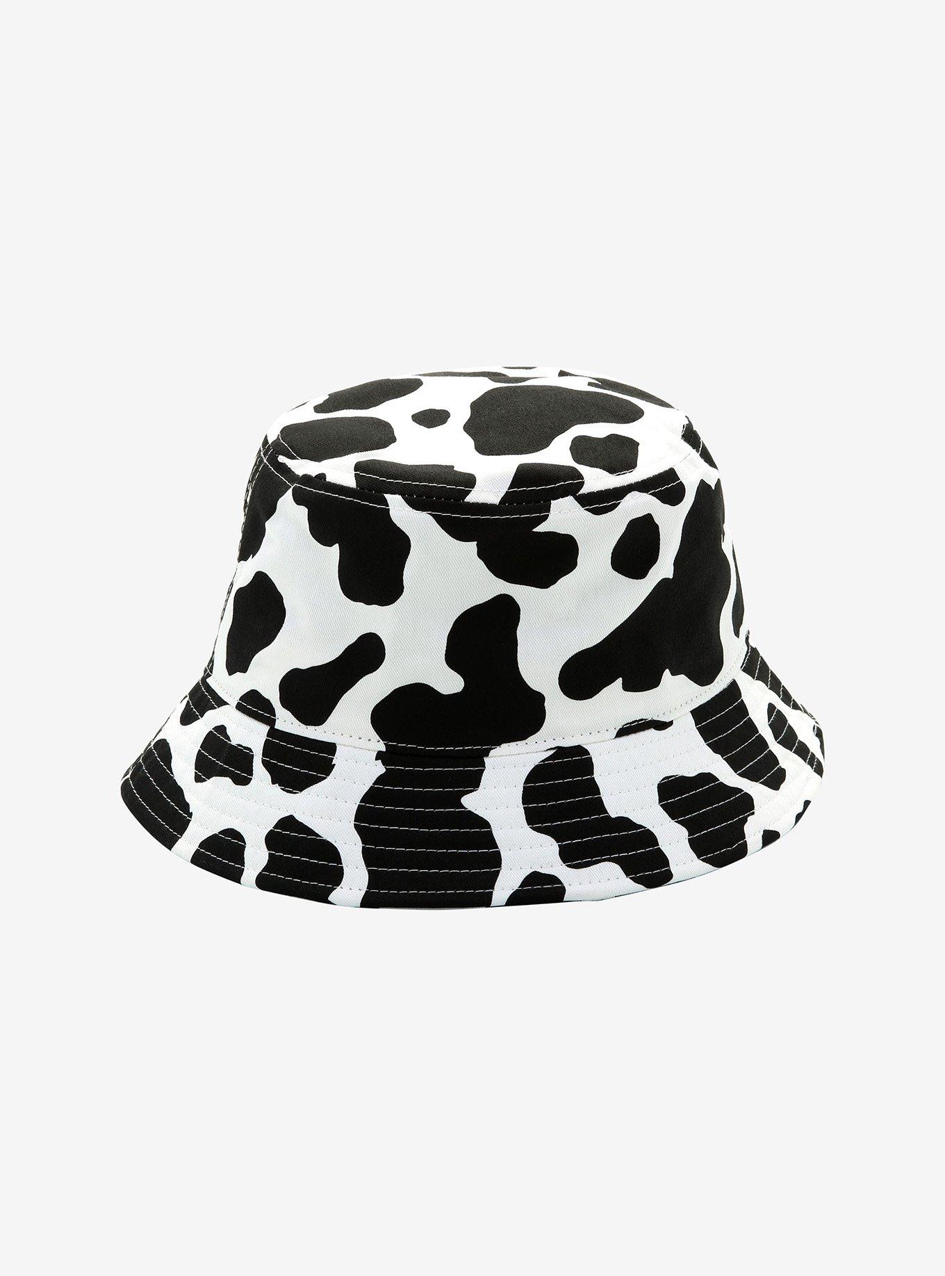 Cow Print Bucket Hat, , alternate