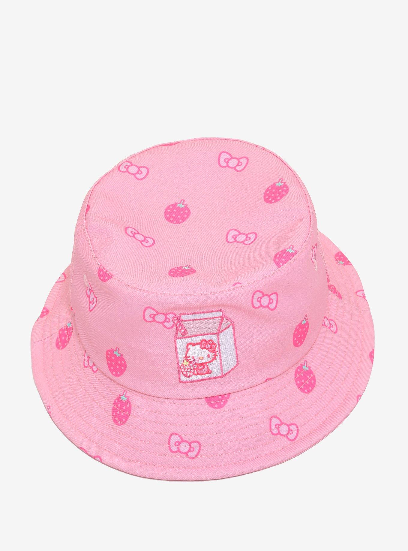 Hello Kitty Strawberries & Bows Bucket Hat, , alternate