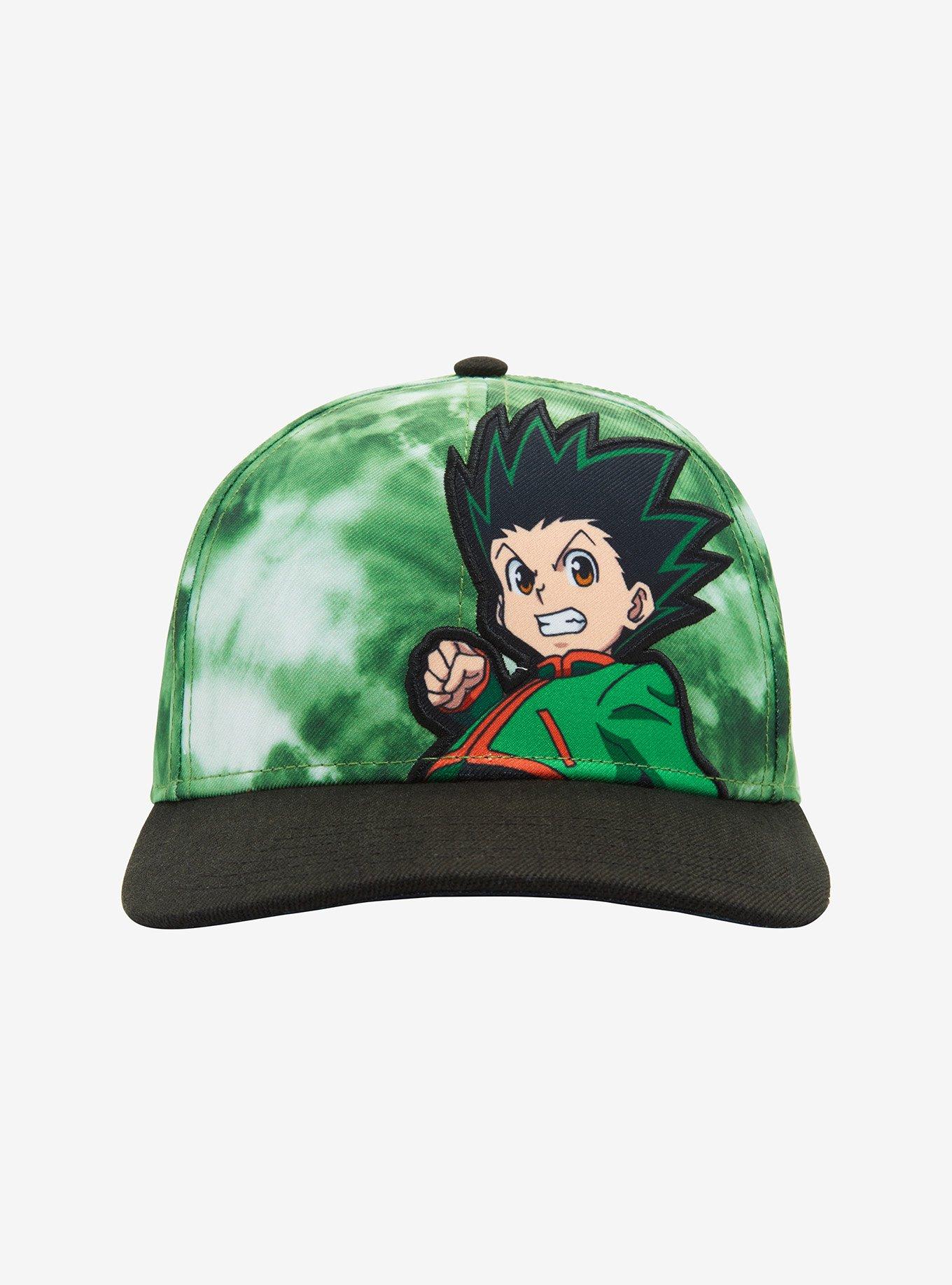 Hunter X Hunter Gon Green Wash Snapback Hat, , alternate