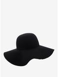 Moon Phase Black Floppy Hat, , alternate