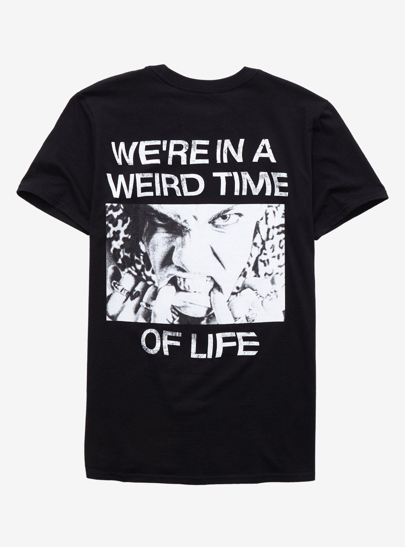 Yungblud We're In A Weird Time Of Life T-Shirt, BLACK, alternate