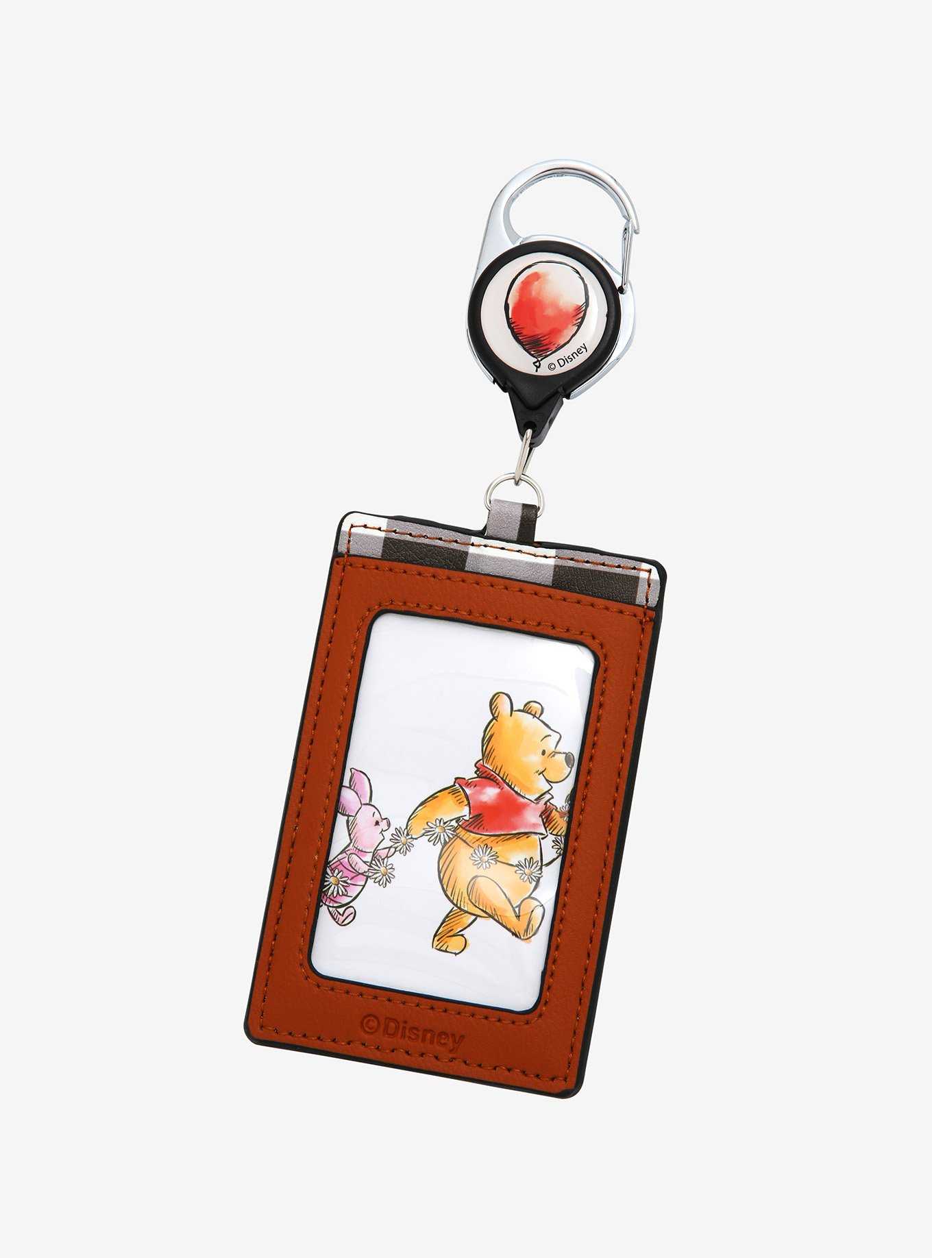 Disney Winnie the Pooh Balloon Gingham Retractable Lanyard - BoxLunch Exclusive, , hi-res