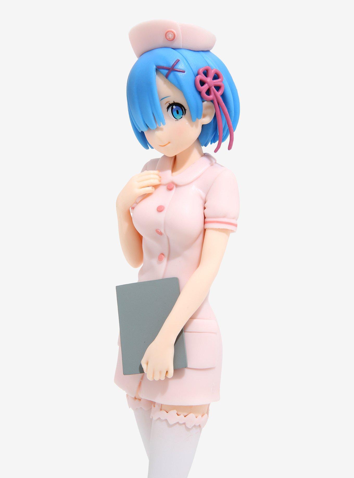 Sega Re: Zero Starting Life in Another World Rem Pink Nurse Premium Figure, , alternate