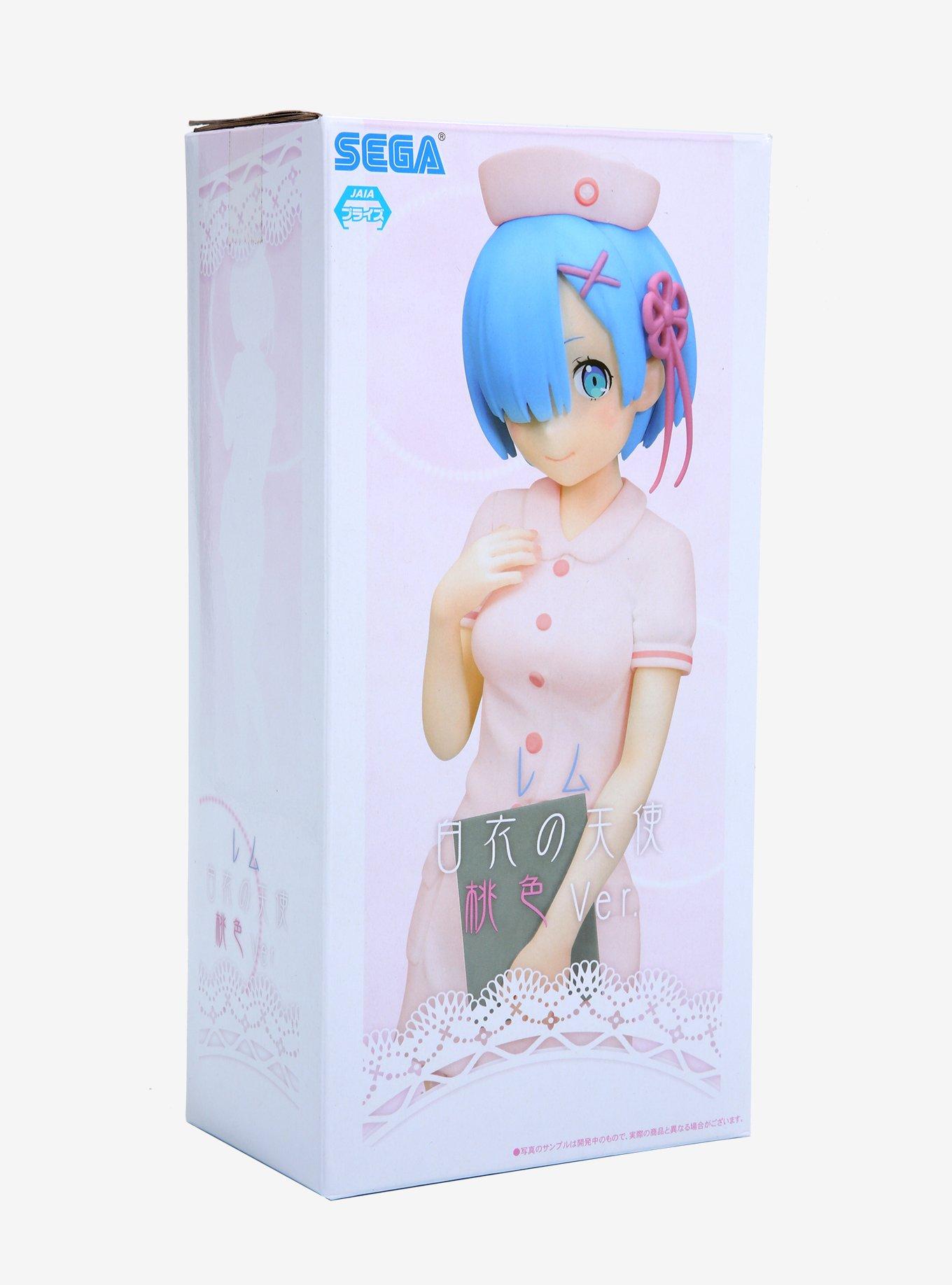 Sega Re: Zero Starting Life in Another World Rem Pink Nurse Premium Figure, , alternate