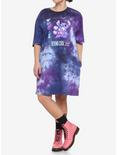 Disney Lilo & Stitch Cosmic Stitch Tie-Dye T-Shirt Dress Plus Size, MULTI, alternate