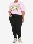 Nissin Top Ramen x Gudetama Lazy Recipes Girls Crop T-Shirt Plus Size, MULTI, alternate