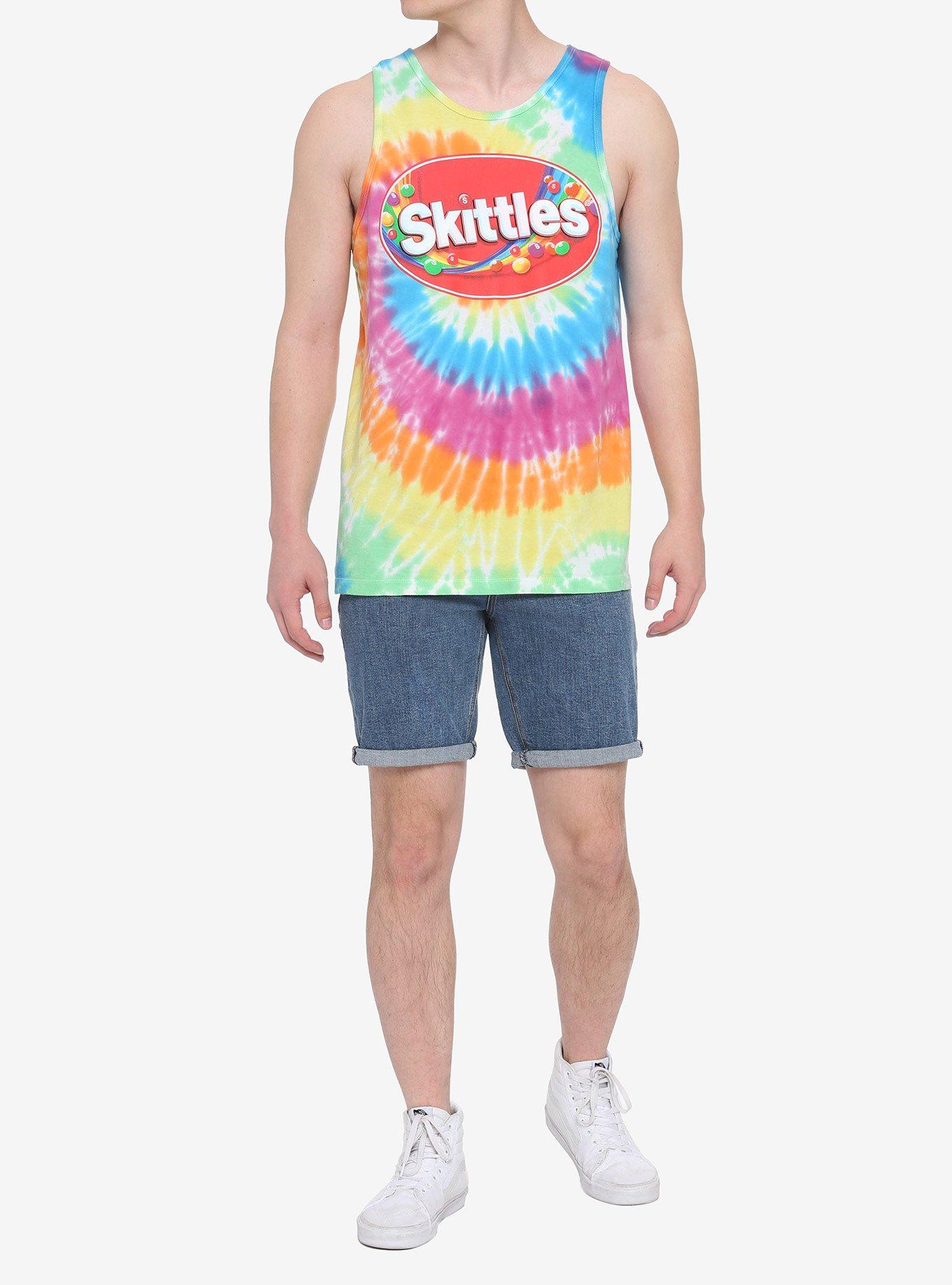 Skittles Rainbow Tie-Dye Tank Top, RAINBOW, alternate