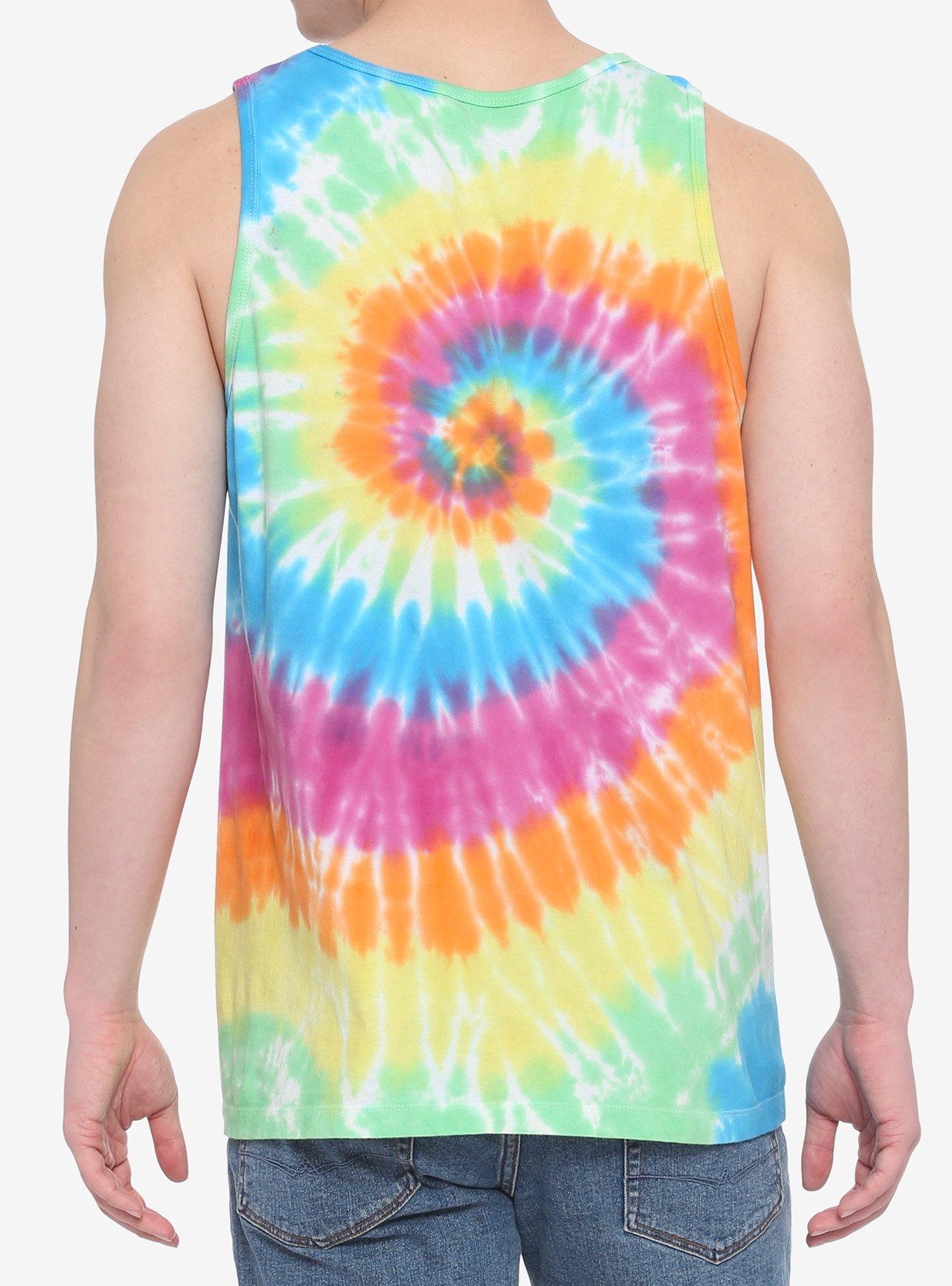 Skittles Rainbow Tie-Dye Tank Top, RAINBOW, alternate