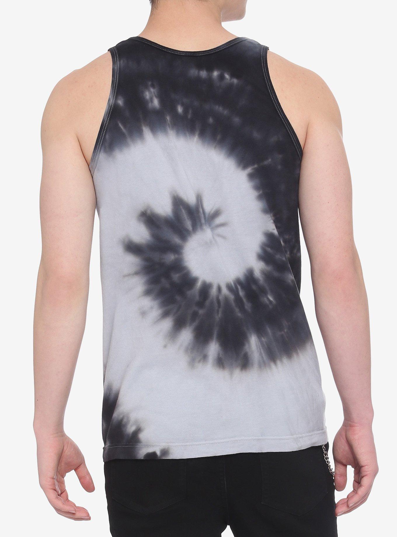 Junji Ito Uzumaki Tie-Dye Tank Top, WHITE, alternate