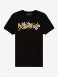 JoJo's Bizarre Adventure Bruno Bucciarati Floral T-Shirt - BoxLunch Exclusive, BLACK, alternate