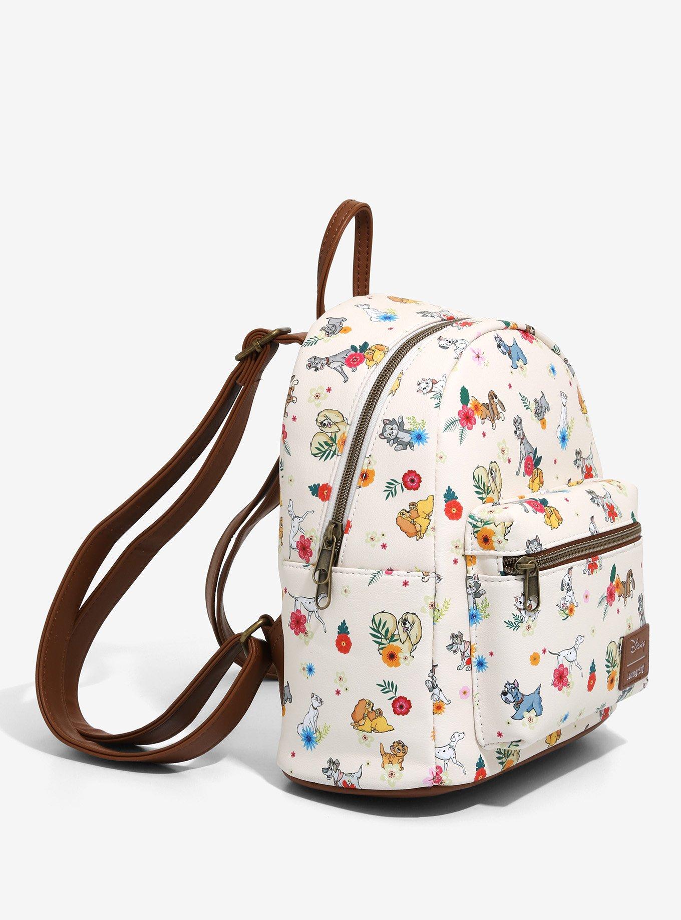 Loungefly Disney Pets & Florals Mini Backpack, , alternate