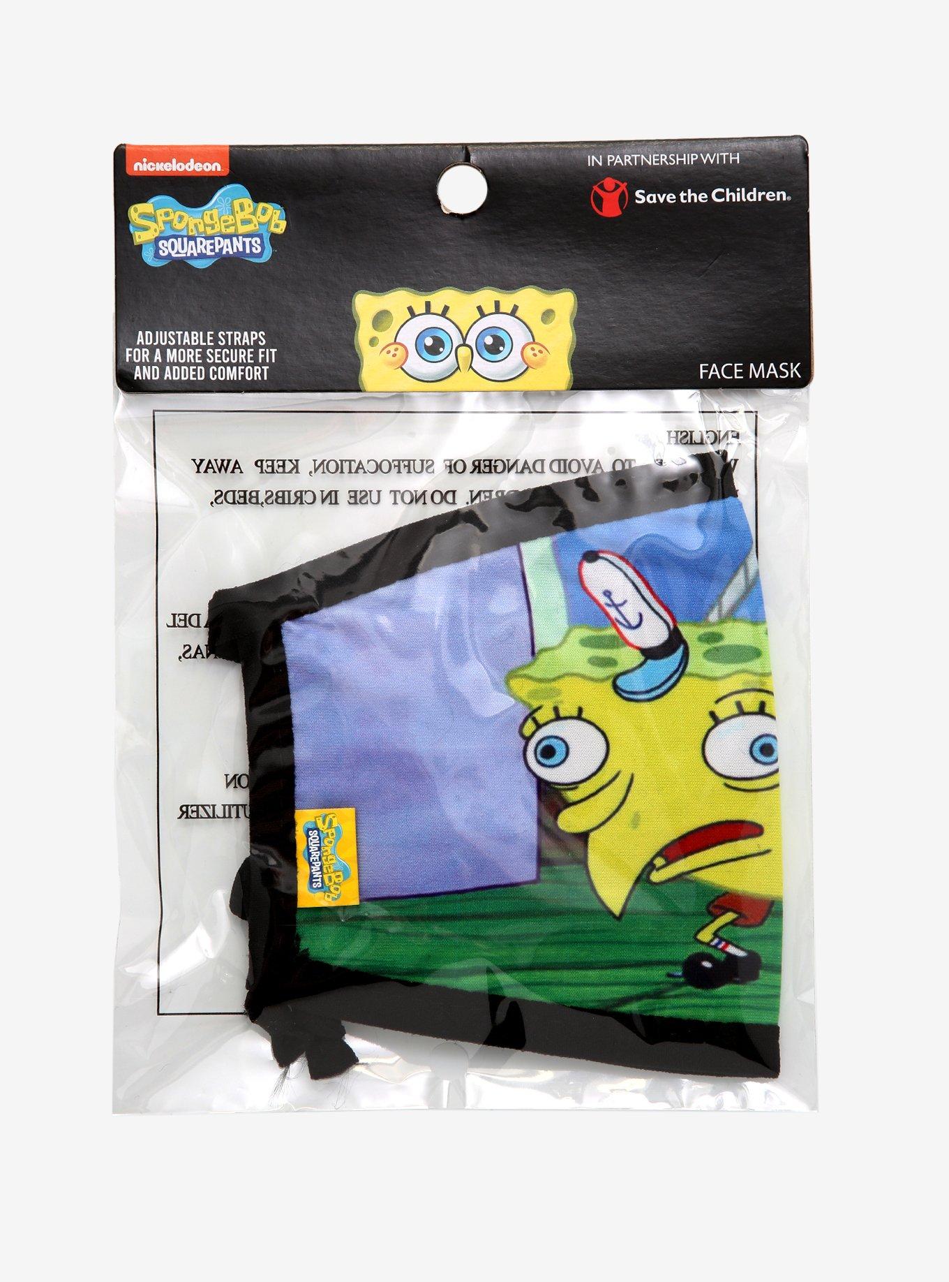 SpongeBob SquarePants Chicken Fashion Face Mask, , alternate