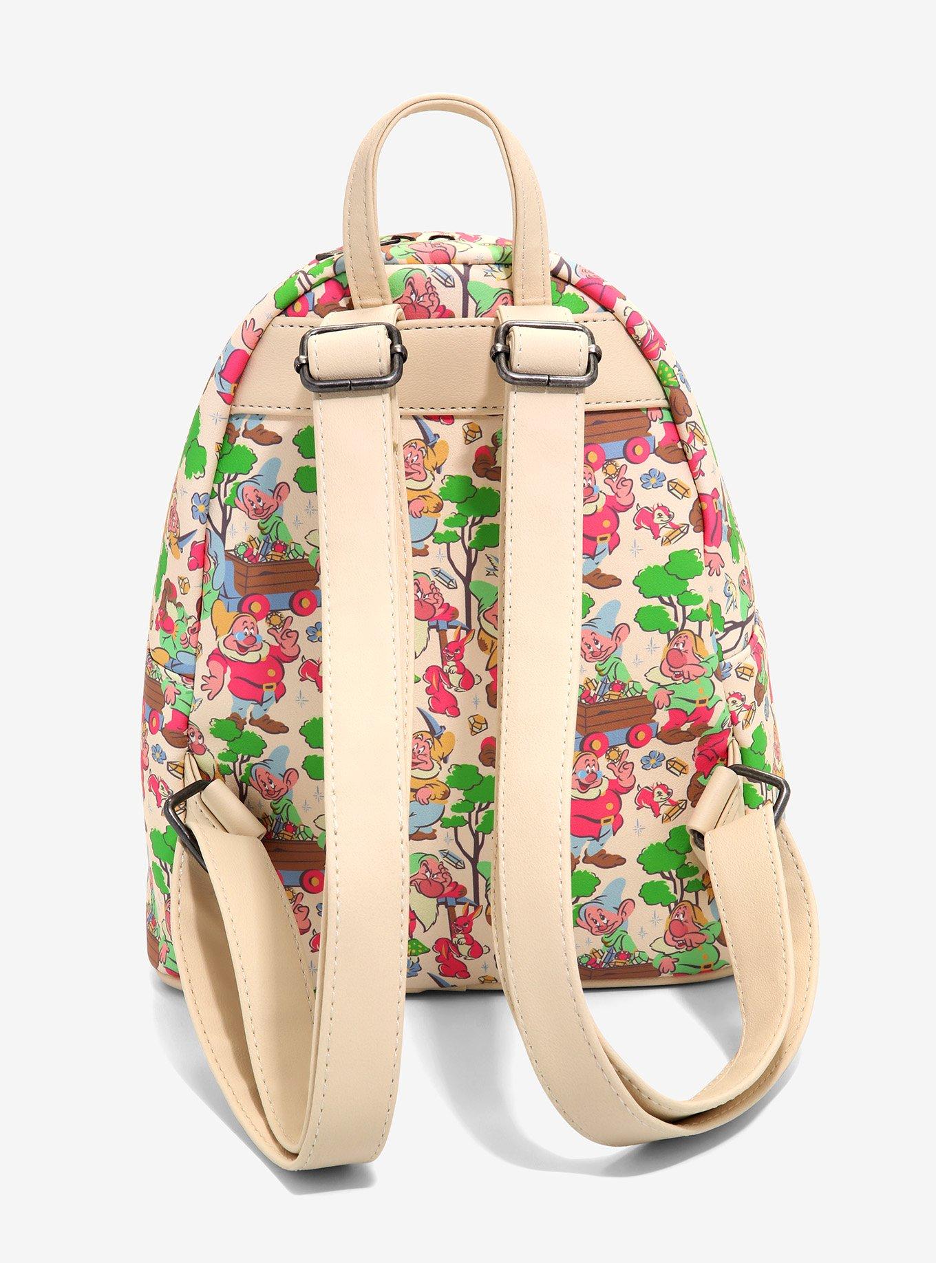 Loungefly Disney Snow White And The Seven Dwarfs Pastel Dwarfs Mini Backpack, , alternate