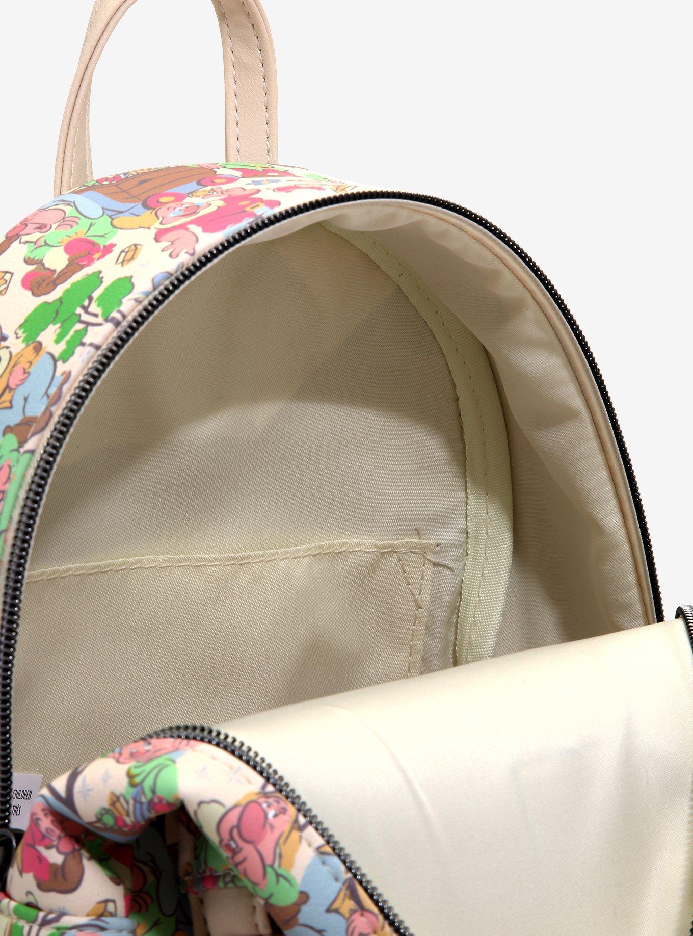 Loungefly Disney Snow White And The Seven Dwarfs Pastel Dwarfs Mini Backpack, , alternate