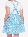 Pokemon Squirtle Wave Suspender Skirt Plus Size, BLUE, alternate