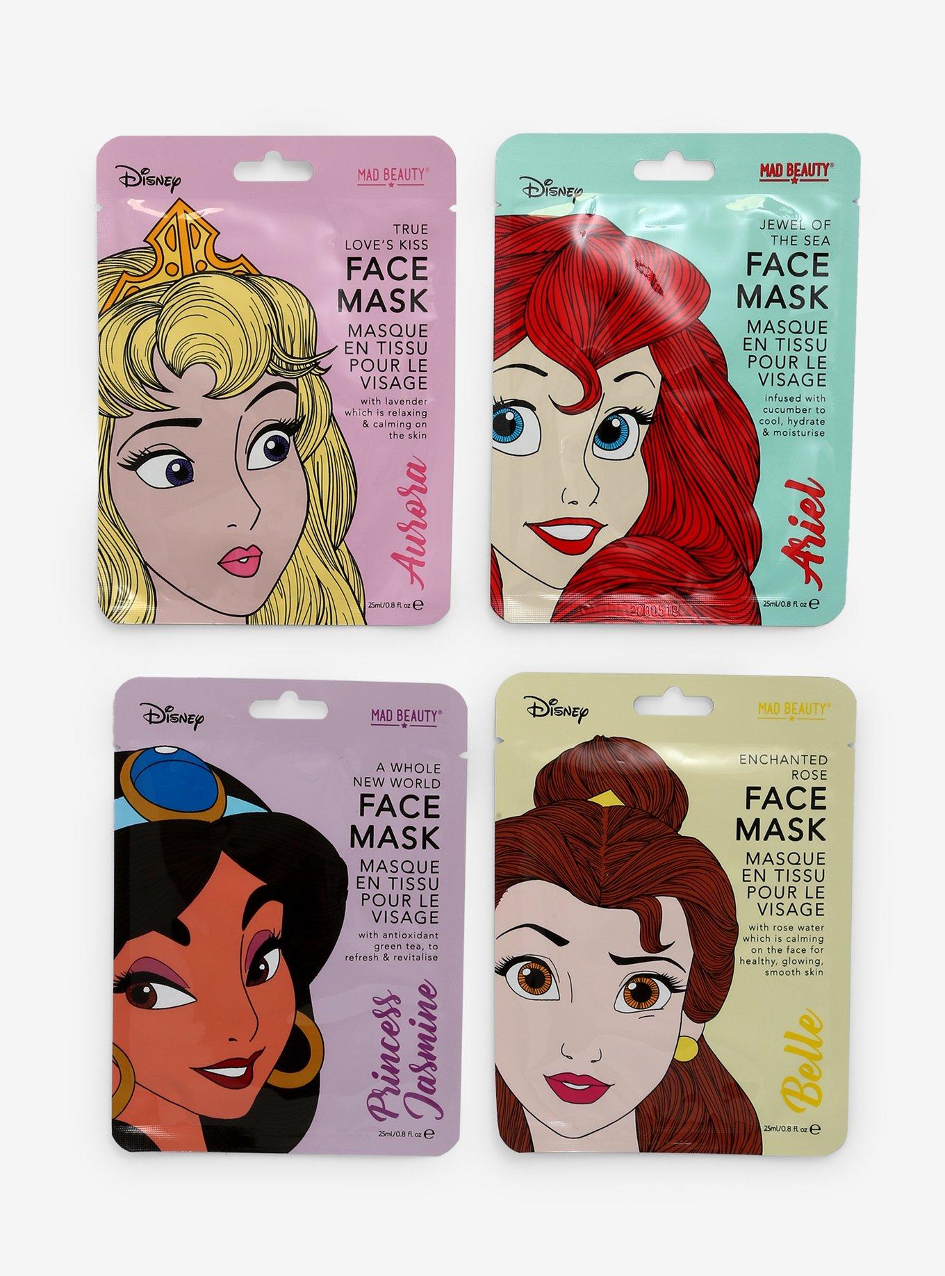 Disney Princess Face Mask 4 Pack, , alternate