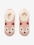 Pink Foxy Cozy Slippers, , alternate