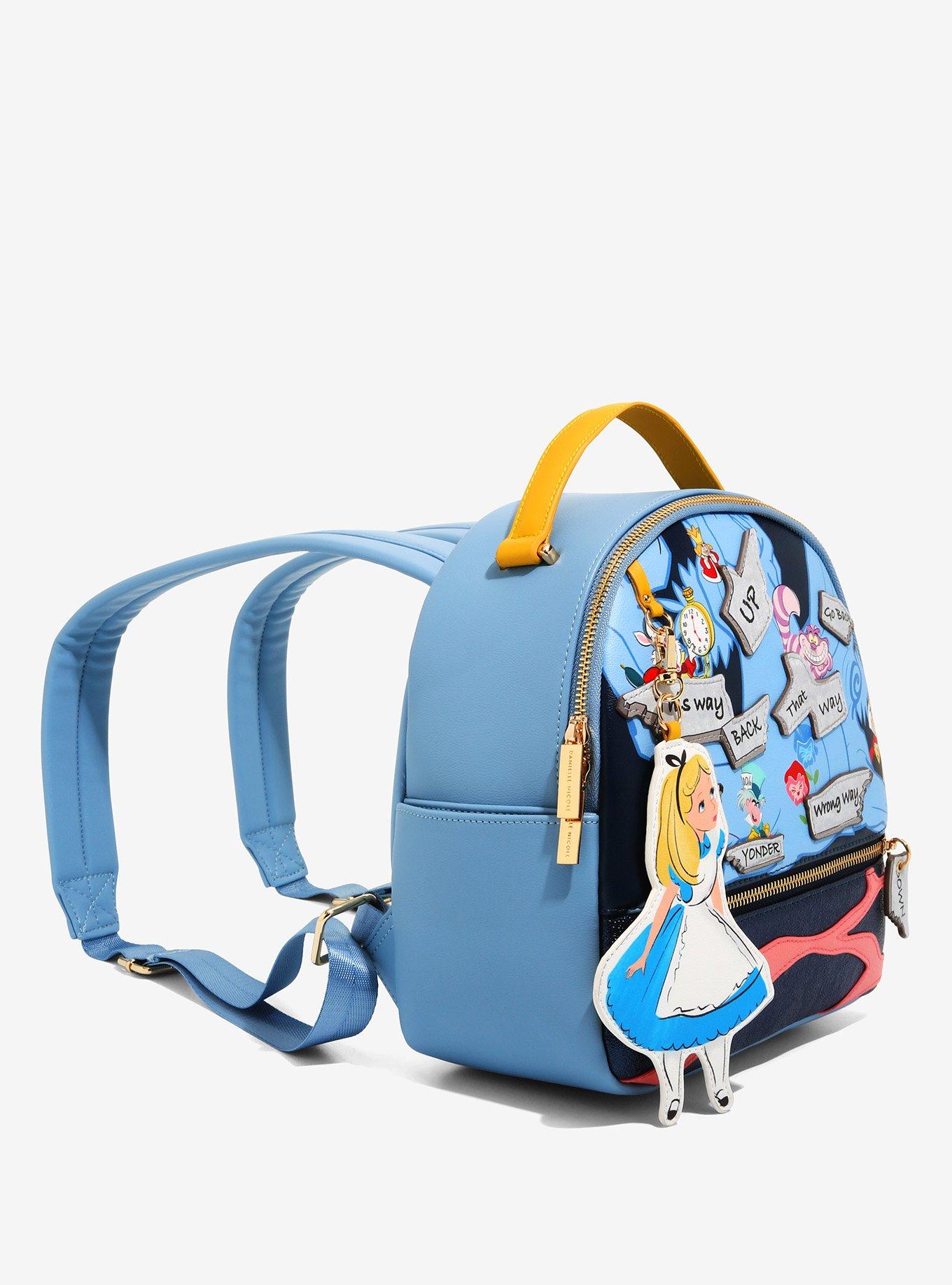 Danielle Nicole Disney Alice in Wonderland Direction Mini Backpack - BoxLunch Exclusive, , alternate