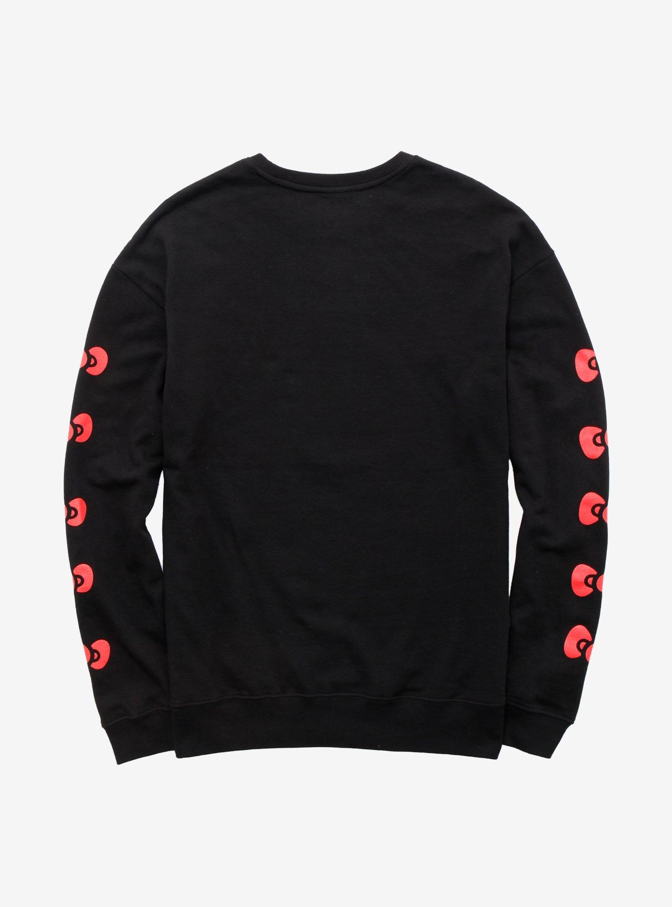 Nissin Cup Noodles x Hello Kitty Bows Long Sleeve T-Shirt - BoxLunch Exclusive, BLACK, alternate