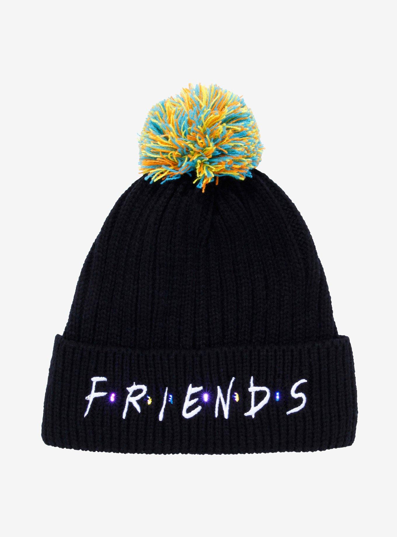 Friends Logo Light-Up Pom Beanie, , alternate