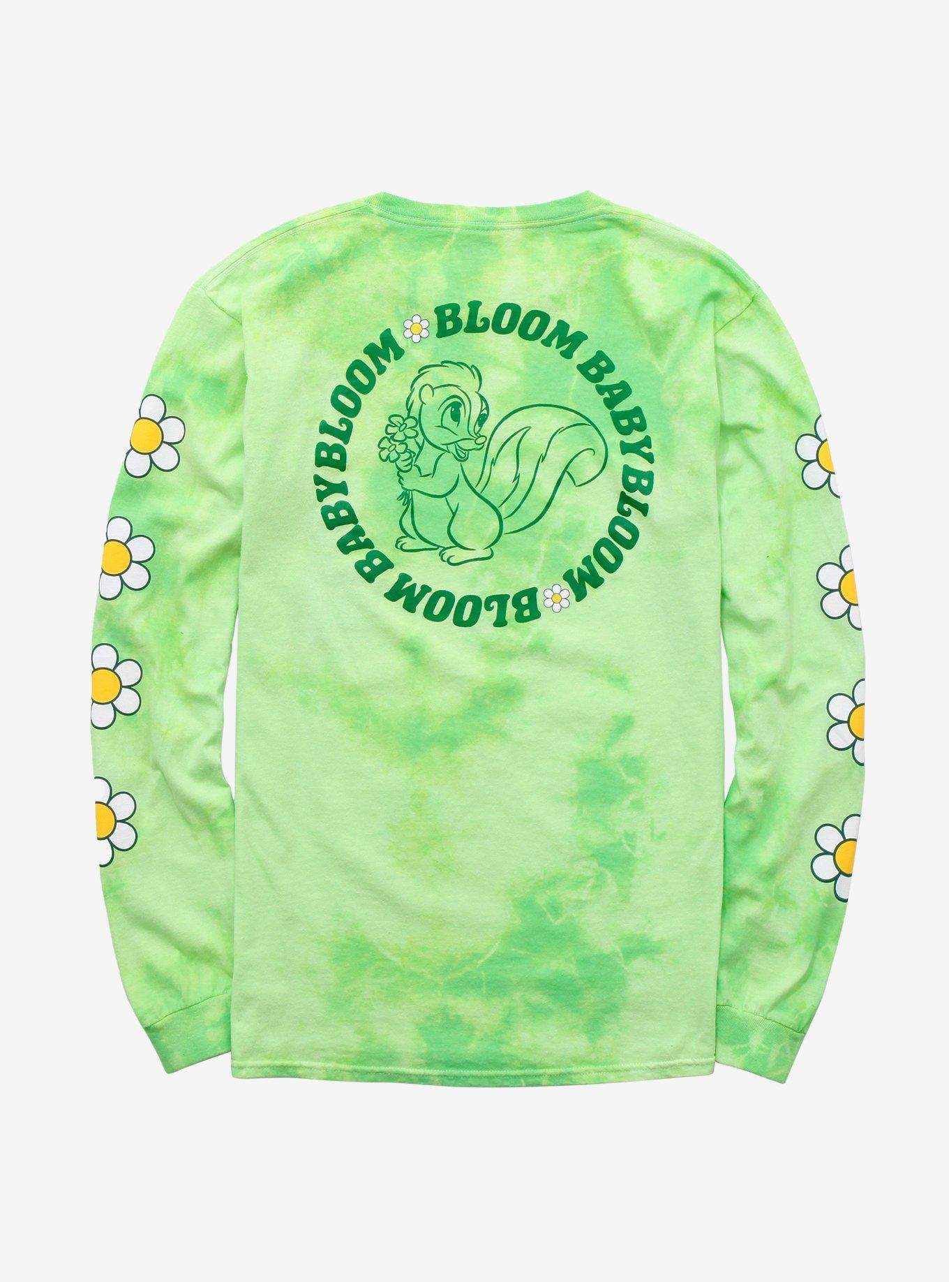 Disney Bambi Flowers Gotta Bloom Long Sleeve T-Shirt - BoxLunch Exclusive, TIE DYE, alternate