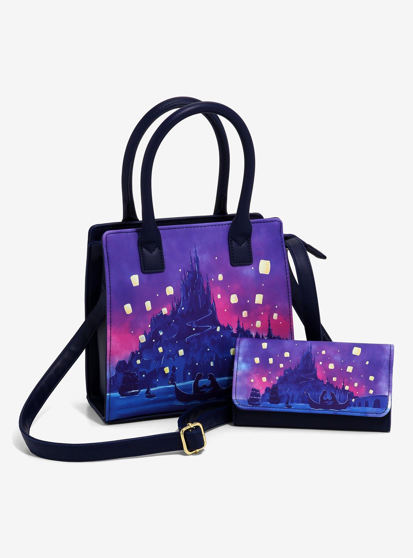 Loungefly Disney Tangled Lanterns Satchel Bag, , alternate