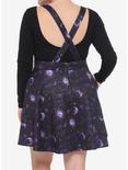 Purple Celestial Suspender Skirt Plus Size, CELESTIAL, alternate