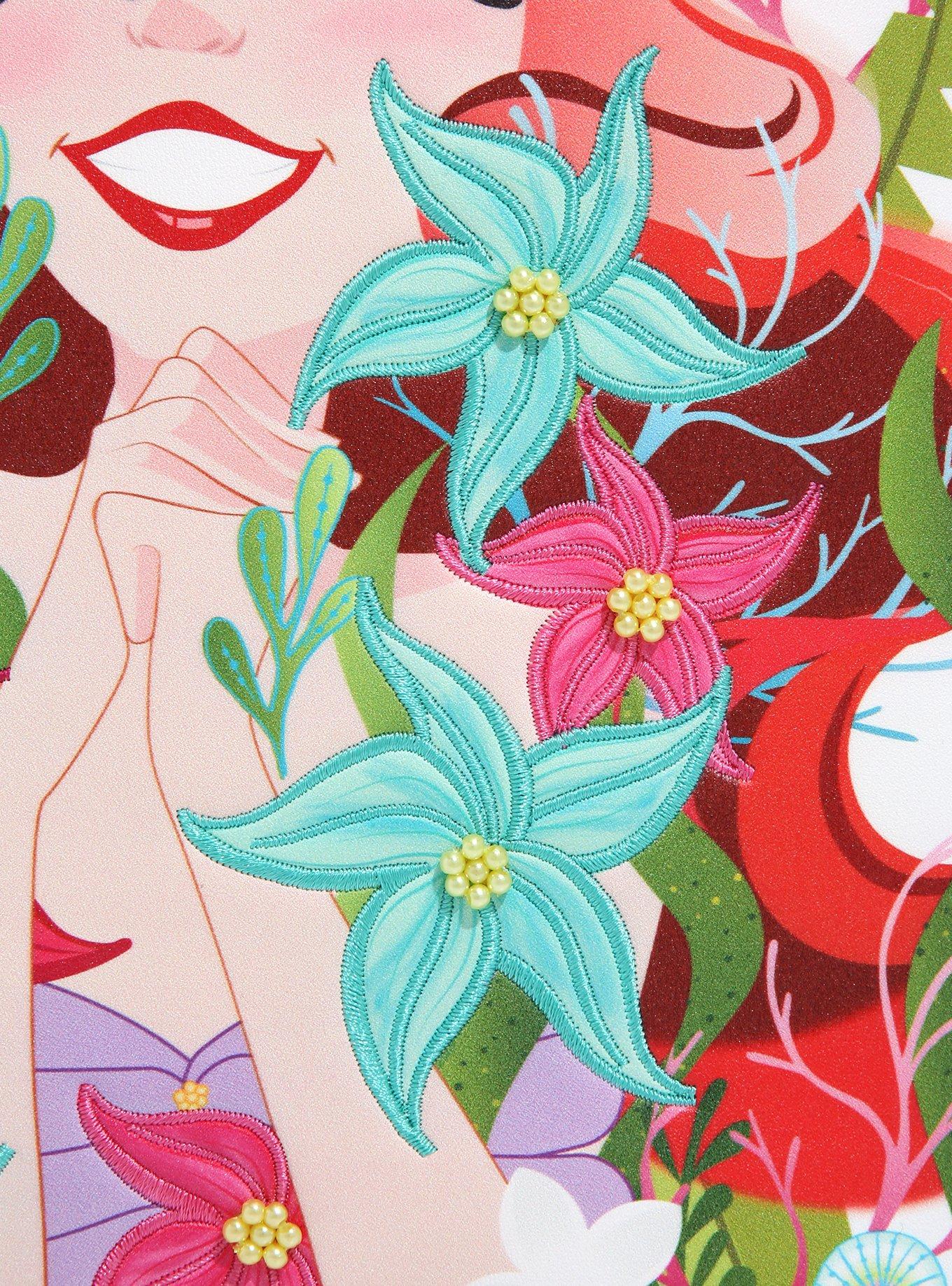 Danielle Nicole Disney The Little Mermaid Ariel Floral Mini Backpack - BoxLunch Exclusive, , alternate