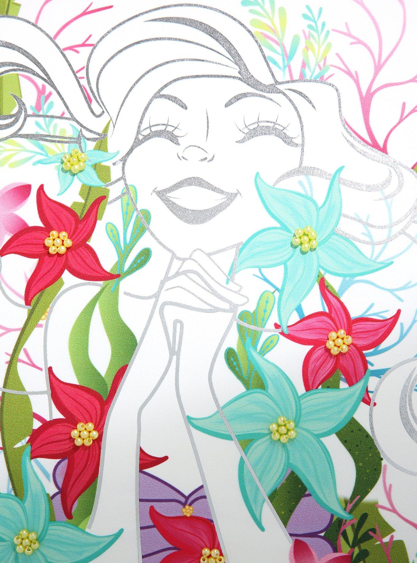 Danielle Nicole Disney The Little Mermaid Floral Handbag - BoxLunch Exclusive, , alternate