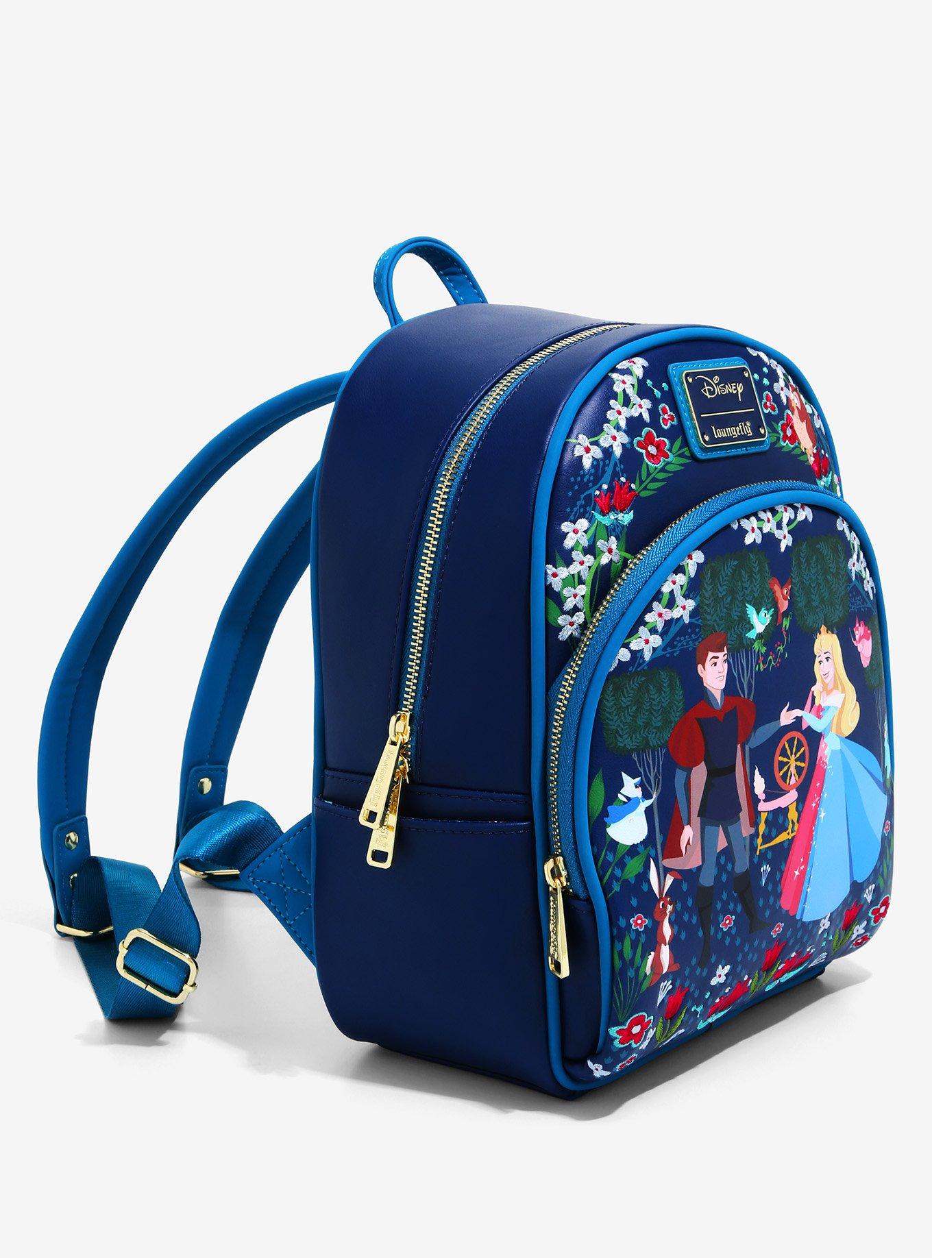 Loungefly Disney Sleeping Beauty Floral Mini Backpack - BoxLunch Exclusive, , alternate