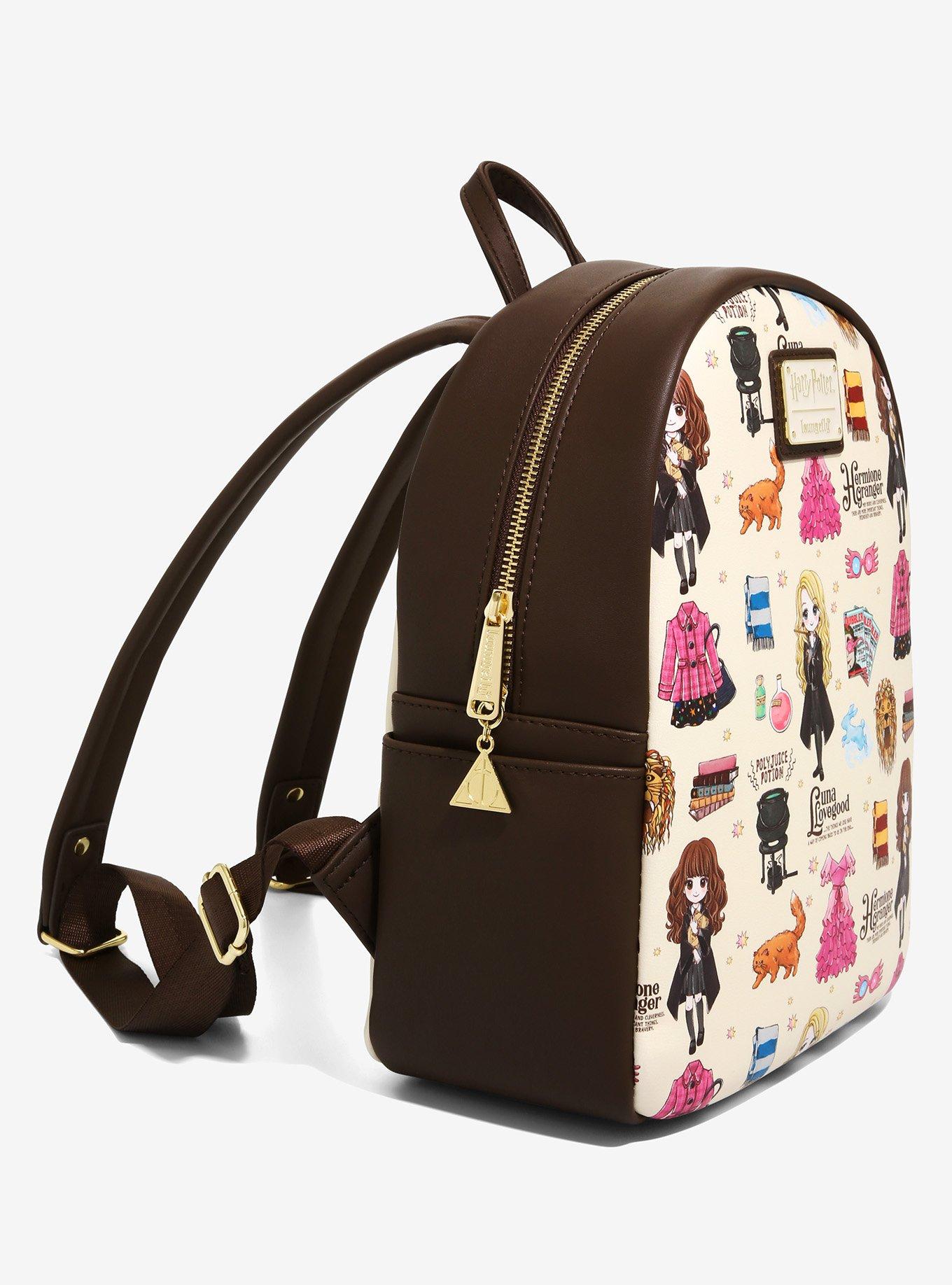 Loungefly Harry Potter Luna & Hermione Mini Backpack - BoxLunch Exclusive, , alternate