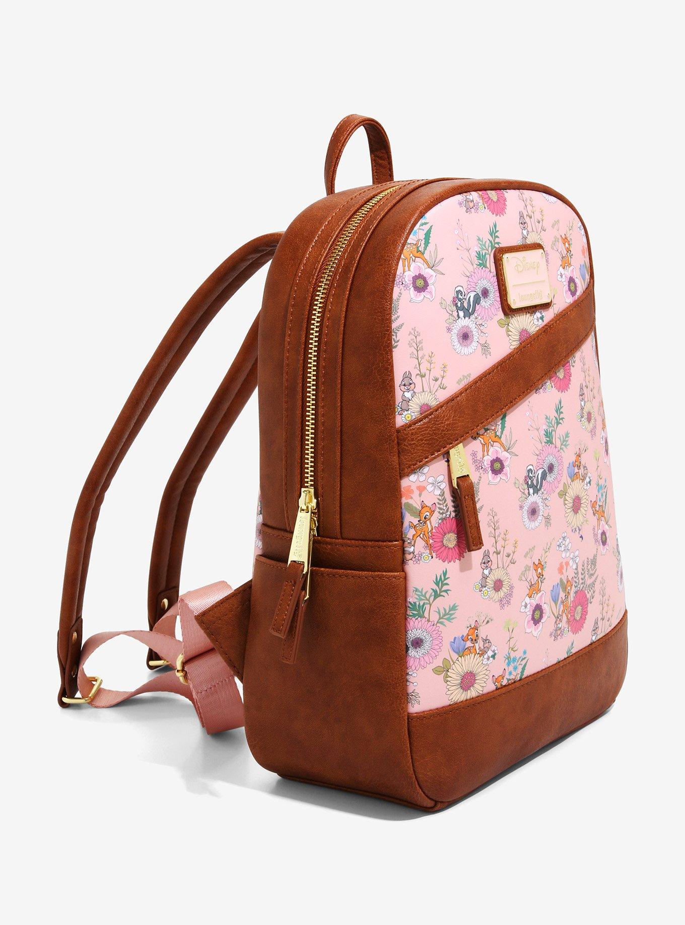 Loungefly Disney Bambi Cast Floral Mini Backpack - BoxLunch Exclusive, , alternate