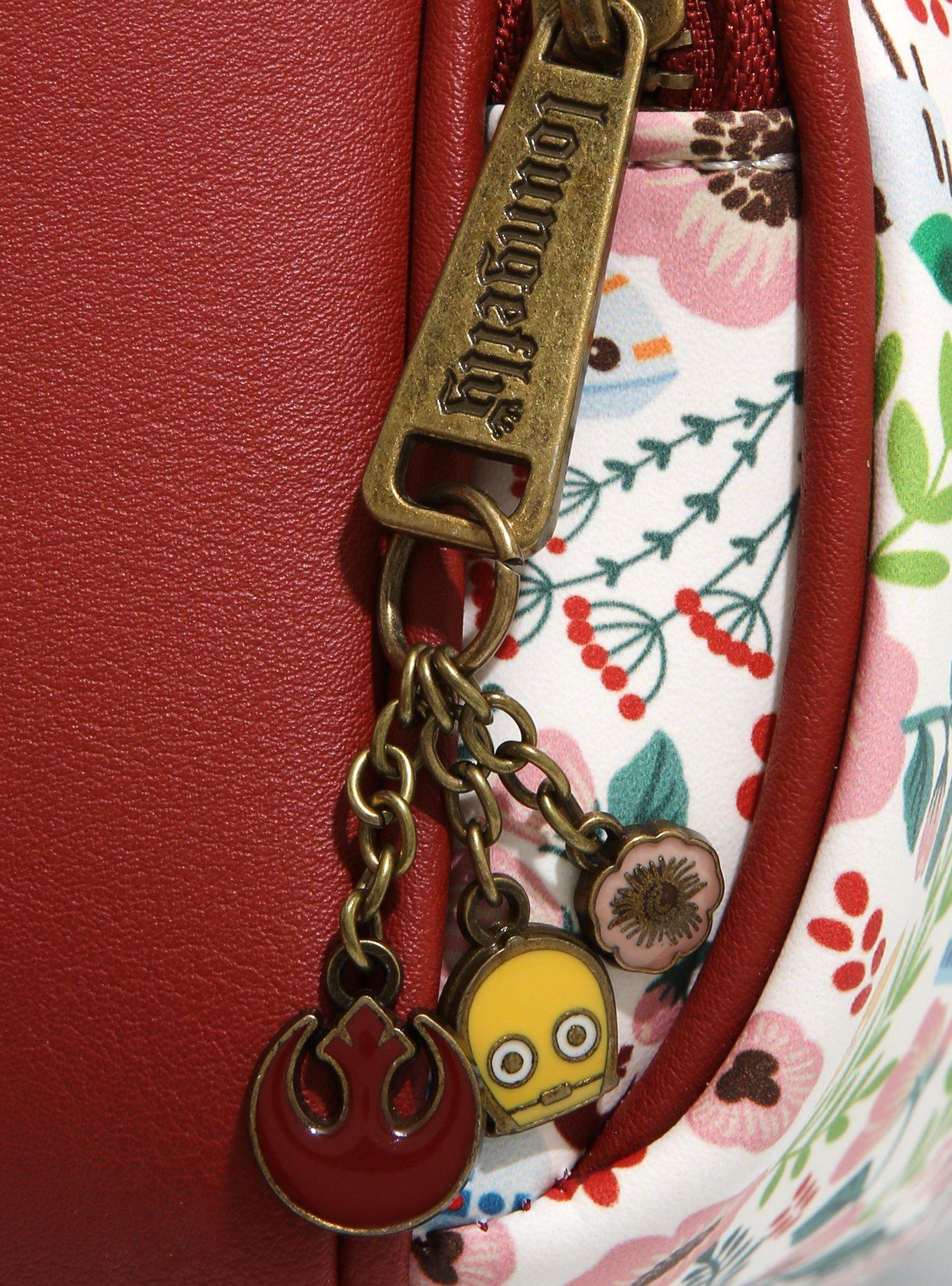 Loungefly Star Wars Droids Floral Mini Backpack - BoxLunch Exclusive, , alternate