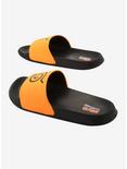 Naruto Shippuden Hidden Leaf Orange & Black Slide Sandals, MULTI, alternate