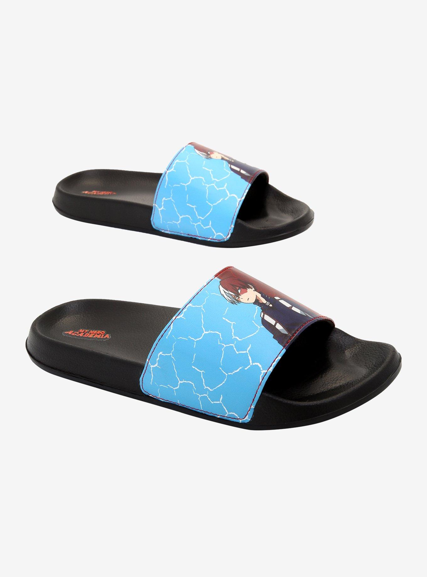 My Hero Academia Shoto Todoroki Split Slide Sandals, MULTI, alternate
