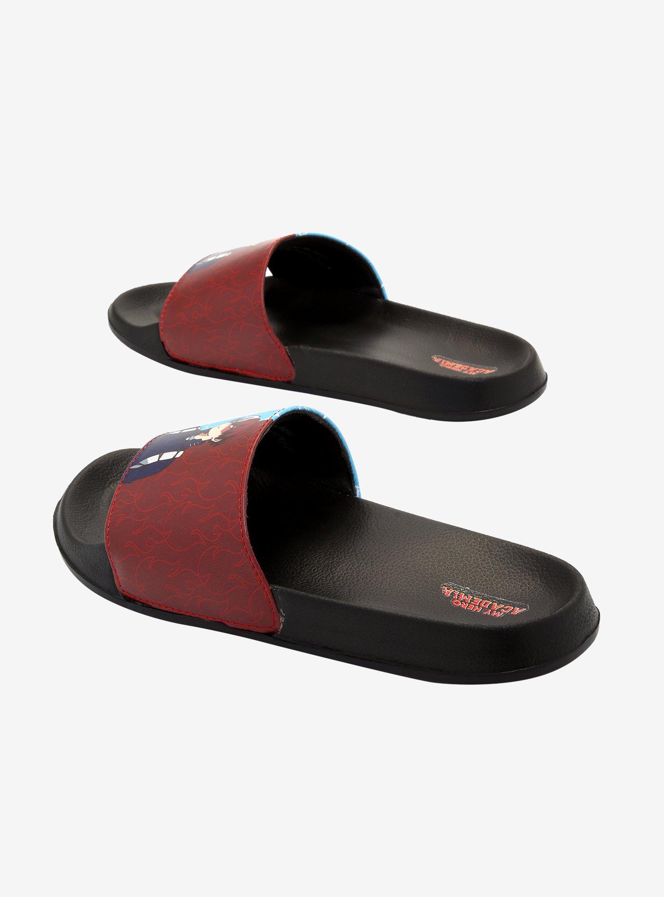 My Hero Academia Shoto Todoroki Split Slide Sandals, MULTI, alternate