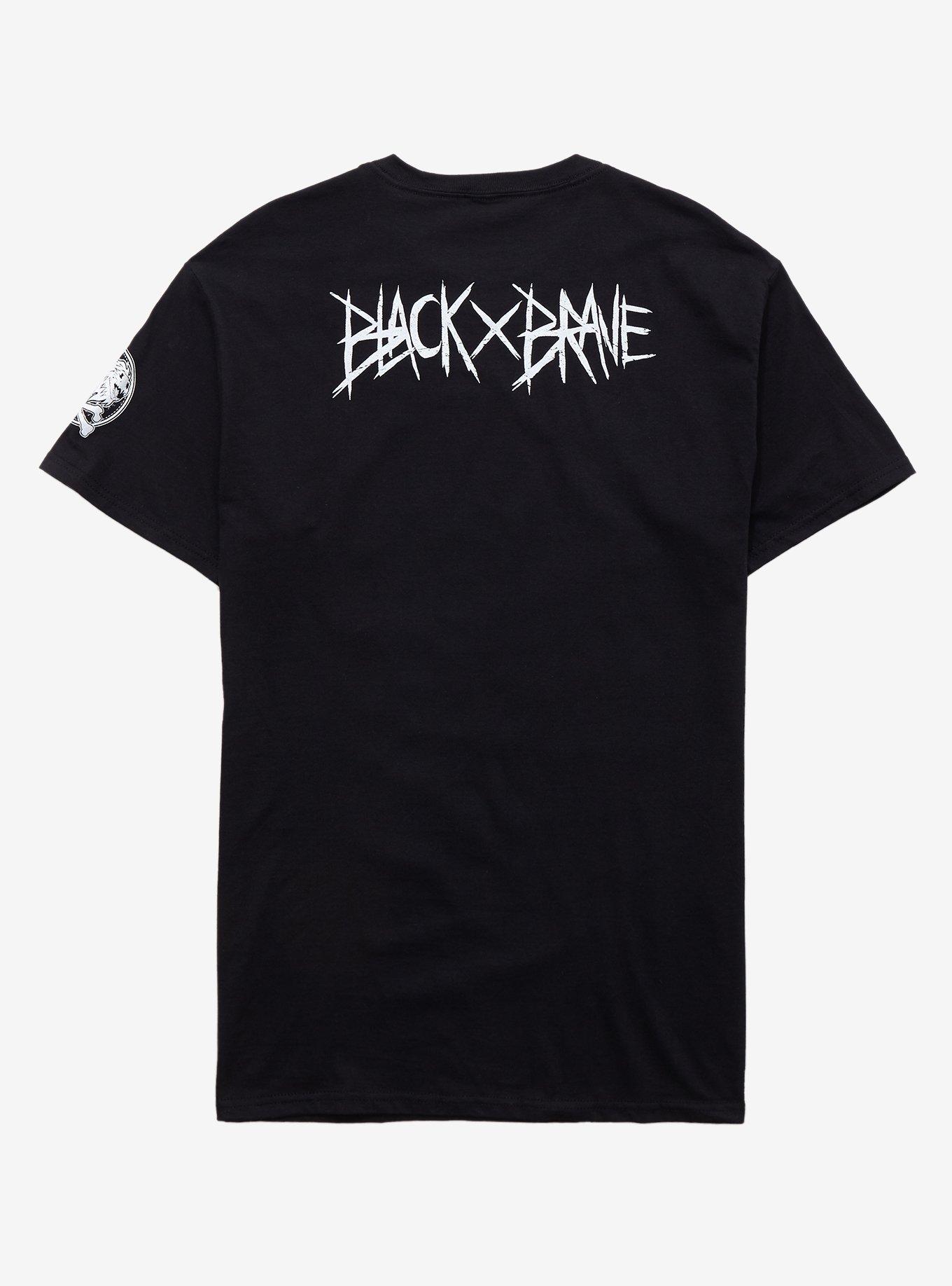 Black X Brave Wrestling Academy Flag T-Shirt, MULTI, alternate