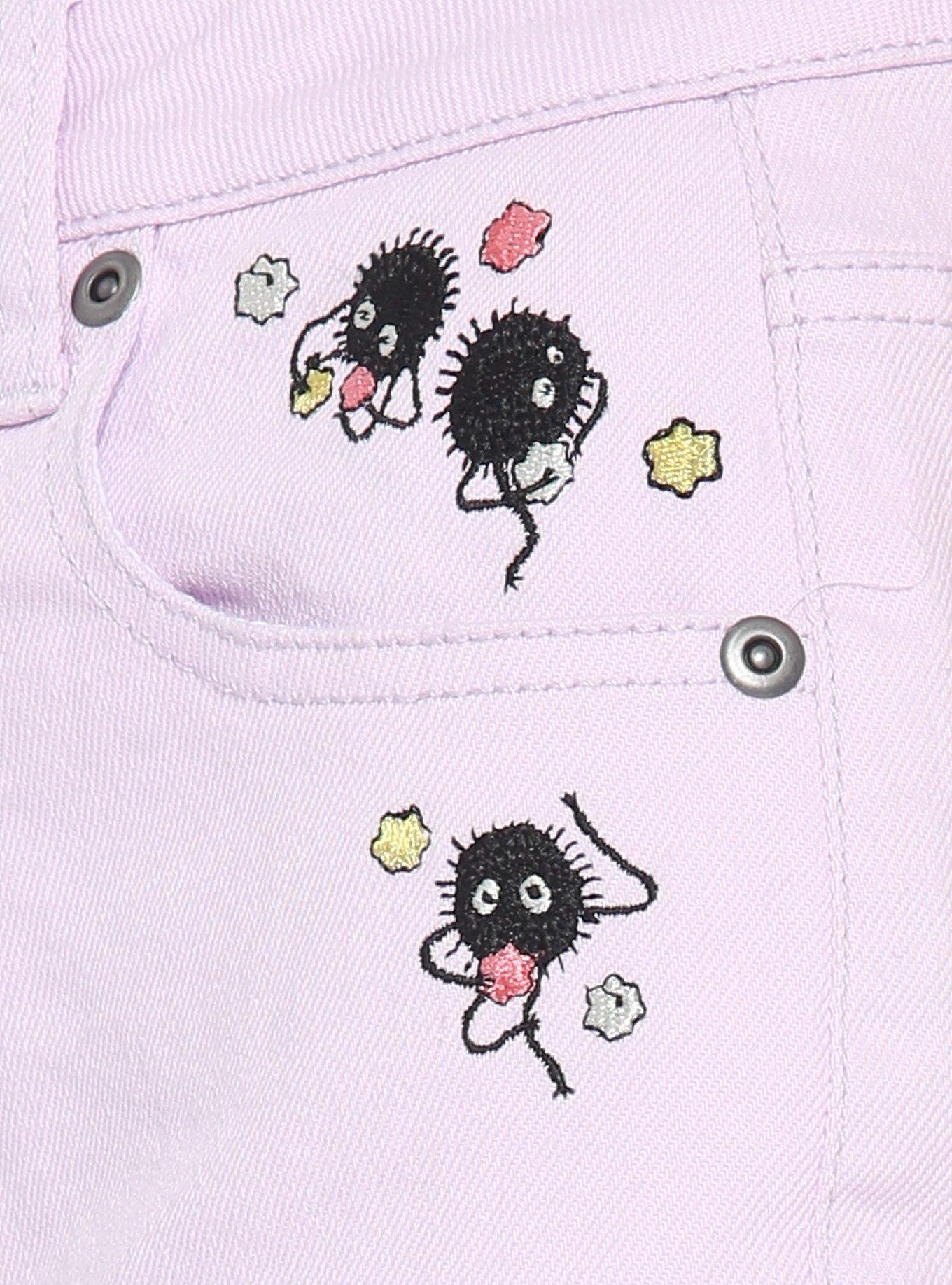 Studio Ghibli Spirited Away Soot Sprites Button-Front Shorts, MULTI, alternate