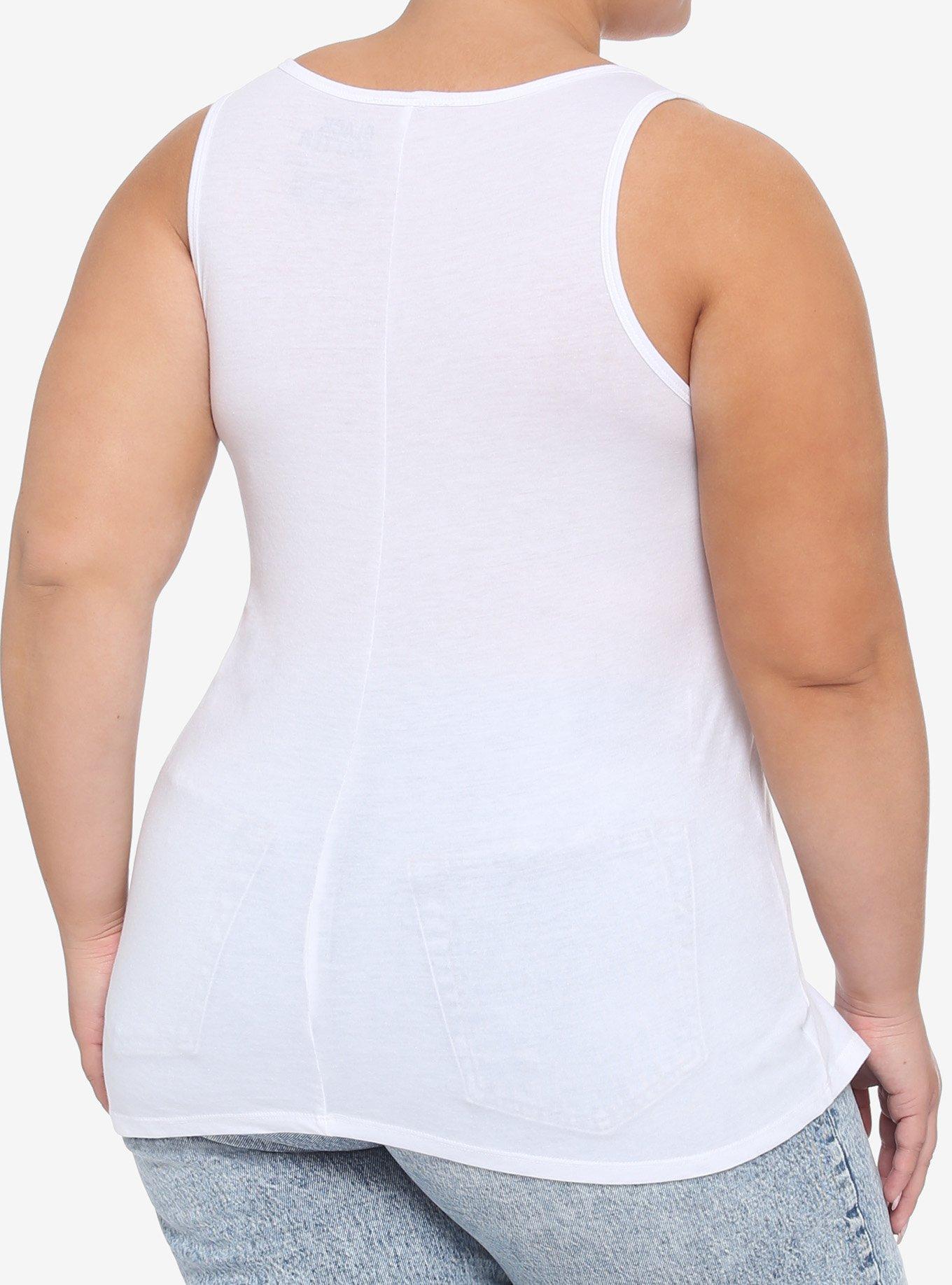 Rainbow Crystal Boba Girls Muscle Top Plus Size, MULTI, alternate