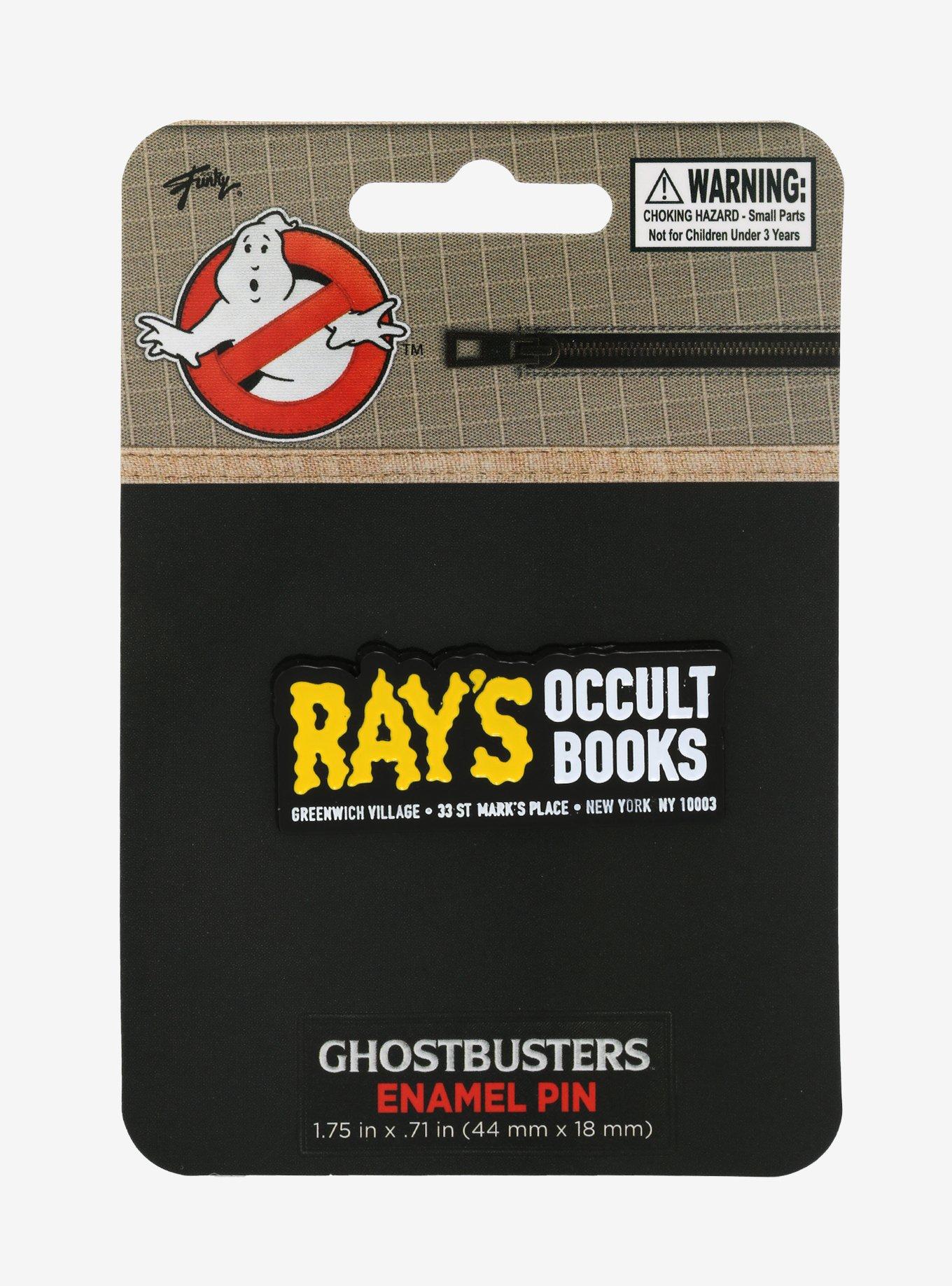 Ghostbusters II Ray's Occult Books Logo Enamel Pin - BoxLunch Exclusive, , alternate