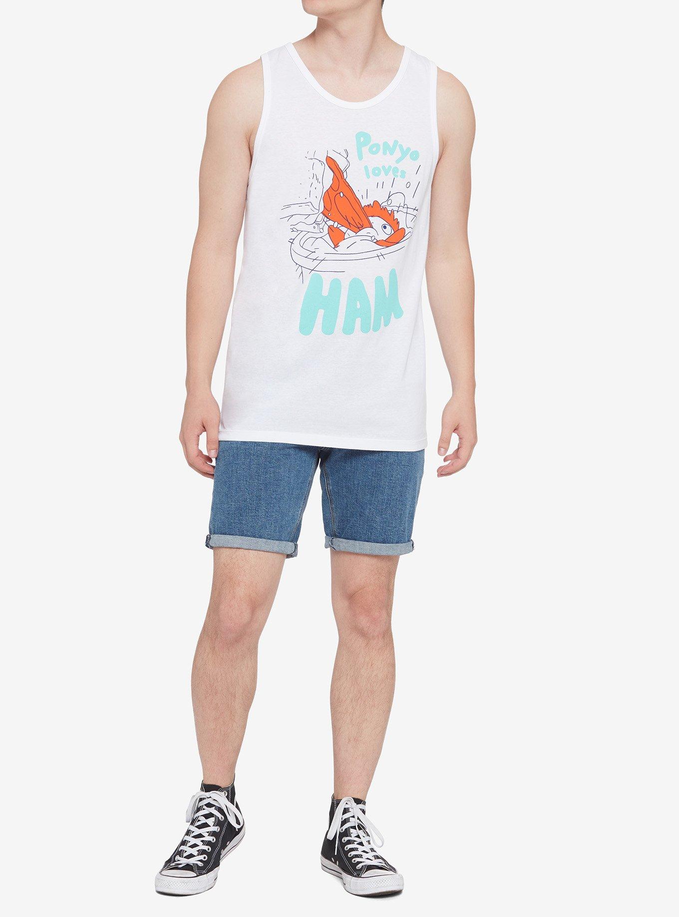 Studio Ghibli Ponyo Loves Ham Tank Top, MULTI, alternate