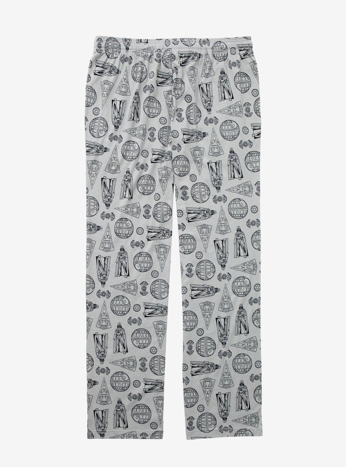 Star Wars Galactic Empire Icons Sleep Pants - BoxLunch Exclusive, GREY, alternate